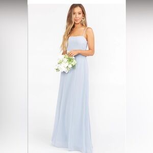 Show Me Your Mumu: Lauren Tie Maxi Dress ~ Steel Blue